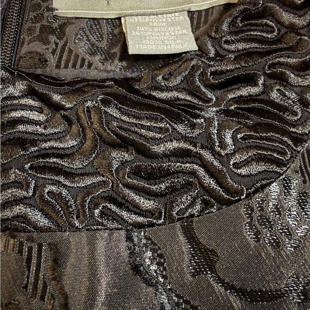 Proenza Schouler Black Sleeveless Textured Sheath Dress – Made in Italy | Size 4 - Picture 9 of 10